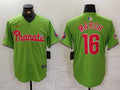 Men's Philadelphia Phillies Brandon Marsh #16 Green Limited Player Jersey1