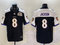 Men's Baltimore Ravens Lamar Jackson #8 Black Vapor F.U.S.E. Limited Jersey1