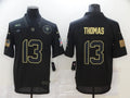 Men's New Orleans Saints #13 Michael Thomas Black Player Game Jersey1