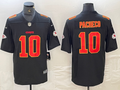 Men's Kansas City Chiefs Isiah Pacheco #10 Black Fashion Game Jersey1