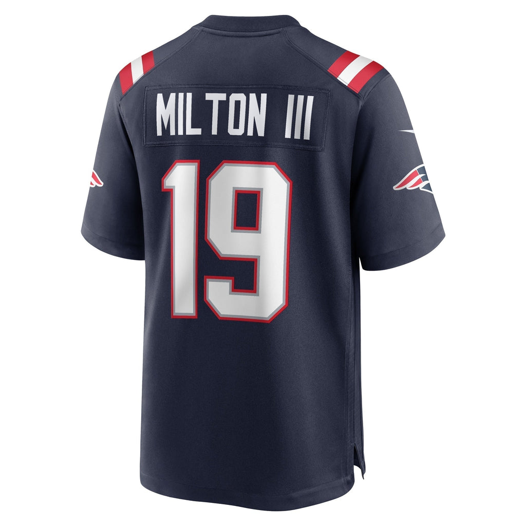 Joe Milton III New England Patriots Nike  Game Jersey -  Navy