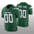 Custom1 New York Jets Green Vapor Limited 100th Season Jersey1 American Stitched Jersey1 Football Jerseys