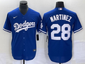 Men's Los Angeles Dodgers J.D. Martinez #28 Royal Replica Player Jersey1