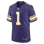 Warren Moon Minnesota Vikings Nike Classic Retired   Game Jersey - Purple