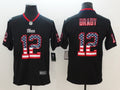 Men's New England Patriots #12 Tom Brady Black Alternate Game Jersey1