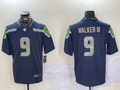Men's Seattle Seahawks Kenneth Walker III #9 Navy Player Game Jersey1