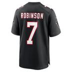 Bijan Robinson Atlanta Falcons Nike  Throwback Game Jersey - Black
