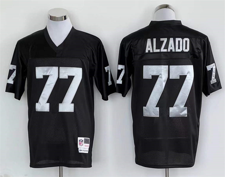 Men's Oakland Raiders Lyle Alzado  Black Legacy Replica Jersey1