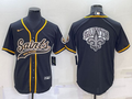 Men's New Orleans Saints Black Game Jersey1