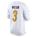 P.Steelers #3 Russell Wilson Player White Replica Tundra Throwback Stitched American Football Jerseys