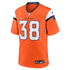 Jaleel McLaughlin Denver Broncos Nike Team Game Jersey -  Orange