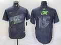Men's Tampa Bay Rays Josh Lowe #15 Charcoal 2024 City Connect Limited Player Jersey1