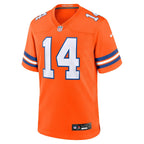 Courtland Sutton Denver Broncos Nike Mile High Collection 1977 Throwback   Game Jersey - Orange