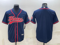 Men's Houston Texans Navy Blank Jersey1