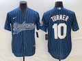 Men's Los Angeles Dodgers Justin Turner #10 Blue Player Jersey1 Joint Edition