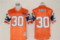 Men's Denver Broncos Terrell Davis  Orange Legacy Replica Jersey1