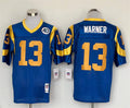 Men's San Louis Rams Kurt Warner  Blue Legacy Replica Jersey1