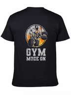 Gym Mode On Black T-Shirt