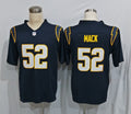 Men's Los Angeles Chargers Khalil Mack #52 Navy Alternate Game Jersey1