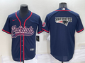 Men's New England Patriots Navy Game Jersey1