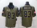 Men's Las Vegas Raiders Darren Waller #83 Brown Game Jersey1