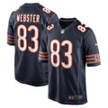 Nsimba Webster Chicago Bears Nike Team Game Jersey -  Navy