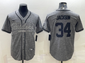 Men's Las Vegas Raiders Bo Jackson #34 Gray Player Jersey1 Joint Edition