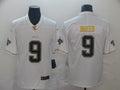 Men's New Orleans Saints Drew Brees #9 White Game Jersey1