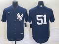 Men's New York Yankees Bernie Williams #51 Navy Replica Player Name Jersey1