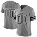 Custom1 Minnesota Vikings 2019 Gray Gridiron Gray Vapor Untouchable Limited Jersey1 Stitched Jerseys American Football Jerseys