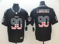 Men's Dallas Cowboys DeMarcus Lawrence #90 Black Authentic Game Jersey1