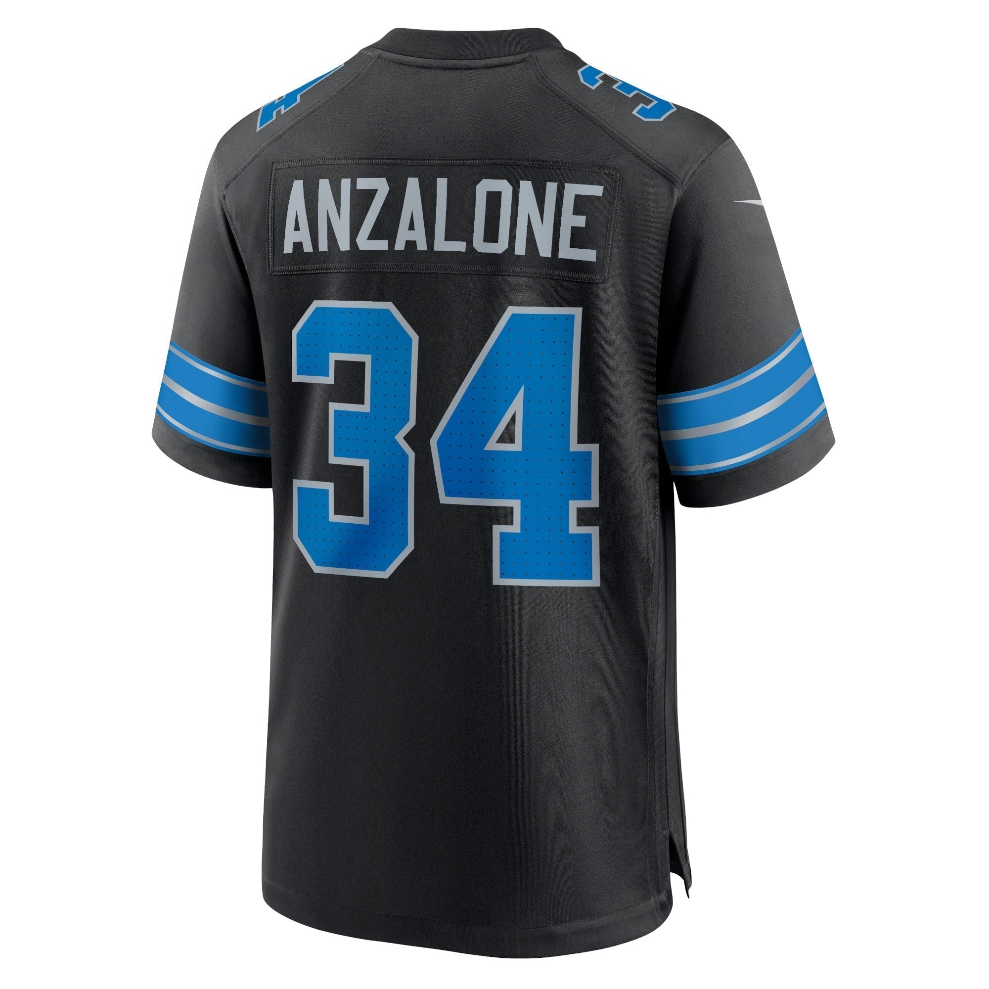 Alex Anzalone Detroit Lions Nike 2nd Alternate Game Jersey - Black