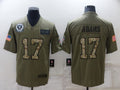 Men's Las Vegas Raiders Davante Adams #17 Brown Game Player Jersey1