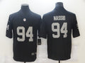 Men's Las Vegas Raiders Carl Nassib #94 Black Game Jersey1