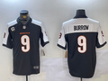 Men's Cincinnati Bengals Joe Burrow #9 Black Player Jersey2