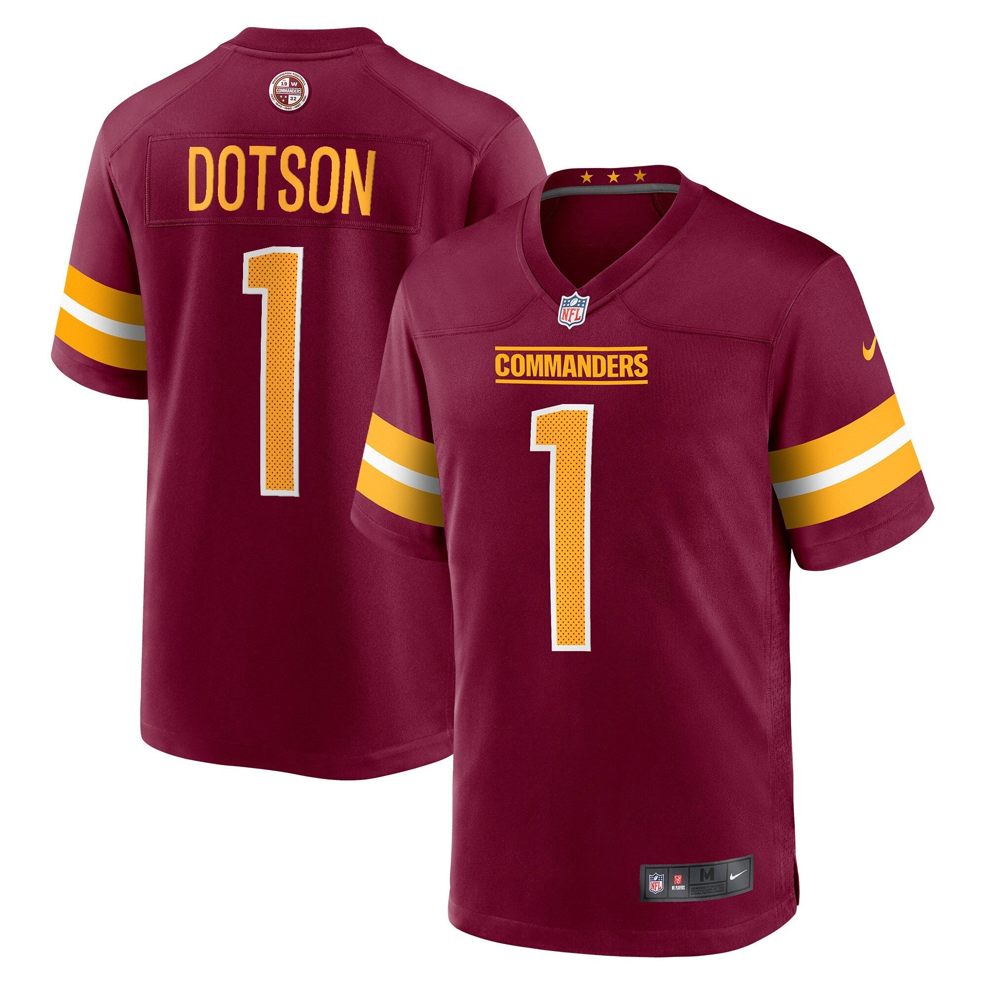 Jahan Dotson Washington Commanders Nike   Game Jersey - Burgundy