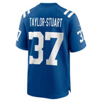 Isaac Taylor-Stuart Indianapolis Colts Nike Team Game Jersey -  Royal