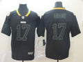 Men's Green Bay Packers Davante Adams #17 Black Authentic Game Jersey1