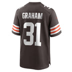 Thomas Graham Jr. Cleveland Browns Nike Team Game Jersey -  Brown