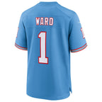 Tennessee Titans Cameron Ward Nike Light Blue 2025 NFL Draft First Round Pick 2nd Alternate Game Jersey