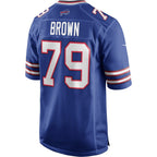 Ruben Brown Buffalo Bills Nike Game Retired   Jersey - Royal
