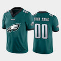 Custom1 Philadelphia Eagles Green Team Big Logo Vapor Untouchable Limited Jersey1 Stitched American Football Jerseys