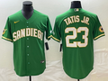 Men's San Diego Padres Fernando Tatis Jr. #23 Green Replica Player Jersey1