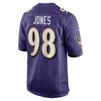 Travis Jones Baltimore Ravens Nike   Game Jersey - Purple