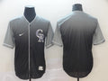 Men's Colorado Rockies Grey Gradient Replica Blank Jersey1