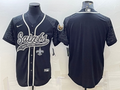 Men's New Orleans Saints Black RFLCTV Limited Blank Jersey1