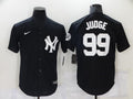 Men's New York Yankees Aaron Judge #99 Black Replica Baseball Jersey1