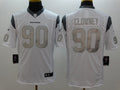 Men's Houston Texans Jadeveon Clowney #90 White Game Jersey1