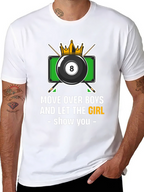 Billiards Girl T-Shirt - Move Over Boys