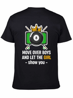 Billiards Girl T-Shirt - Move Over Boys
